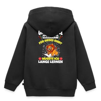 Grundschule Geschafft Abschluss Schüler 5. Klasse - Kinder Premium Organic Hoodie - Schwarz - Hinten - AI Model Kid Male (0cm)