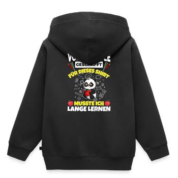 Volksschule Geschafft Abschluss Schüler 5. Klasse - Kinder Premium Organic Hoodie - Schwarz - Hinten - AI Model Kid Male (0cm)