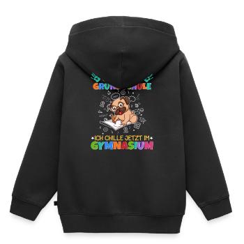 Goodbye Grundschule 5. Klasse Gymnasium Schule - Kinder Premium Organic Hoodie - Schwarz - Hinten - AI Model Kid Male (0cm)