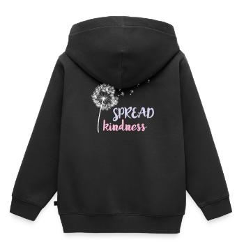 Kindness Message Kindness Quote Choose Kind For Te - Kids Premium Organic Hoodie - black - Back - AI Model Kid Male (0cm)