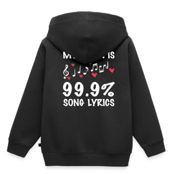 Theater Schauspiel Schauspieler Schauspielerin - Kinder Premium Organic Hoodie - Schwarz - Hinten - AI Model Kid Male (0cm)