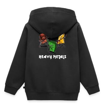 Chemie Schwermetalle Wissenschaft - Kinder Premium Organic Hoodie - Schwarz - Hinten - AI Model Kid Male (0cm)