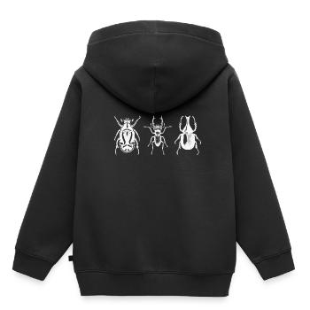 Papillon de papillon insectes papillon cadeau - Sweat Premium à capuche enfant bio - noir - Dos - AI Model Kid Male (0cm)