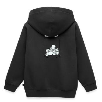 cute sugar - Kids Premium Organic Hoodie - black - Back - AI Model Kid Male (0cm)