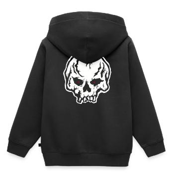 Zombie - Kinder Premium Organic Hoodie - Schwarz - Hinten - AI Model Kid Male (0cm)