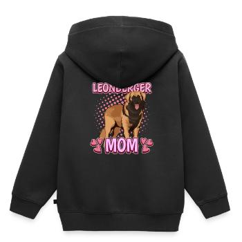Leonberger Leonberger Mom - Kinder Premium Organic Hoodie - Schwarz - Hinten - AI Model Kid Male (0cm)