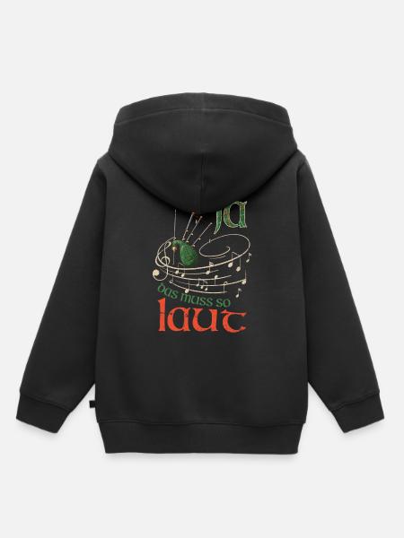 Dudelsack - Ja das muss so laut - Sackpfeife Shirt - Kinder Premium Organic Hoodie - Schwarz