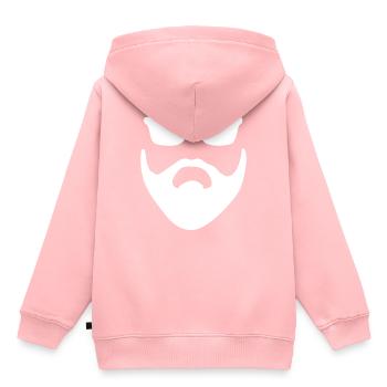 beard - Kids Premium Organic Hoodie - rose - Back - AI Model Kid Female (0cm)