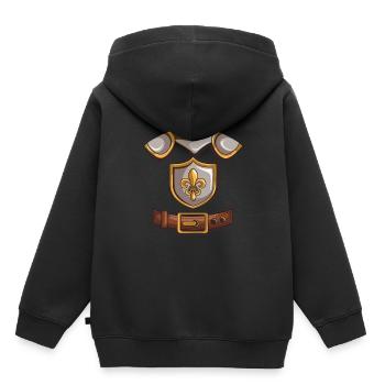 Knight Costume Knigth Templer Carnival Kids Gift - Kids Premium Organic Hoodie - black - Back - AI Model Kid Male (0cm)
