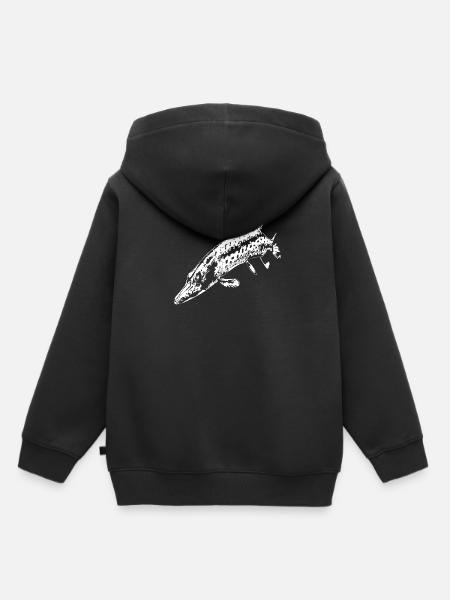 Hecht - Kinder Premium Organic Hoodie - Schwarz