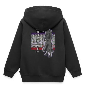 Japanese samurai boy - Kids Premium Organic Hoodie - black - Back - AI Model Kid Male (0cm)