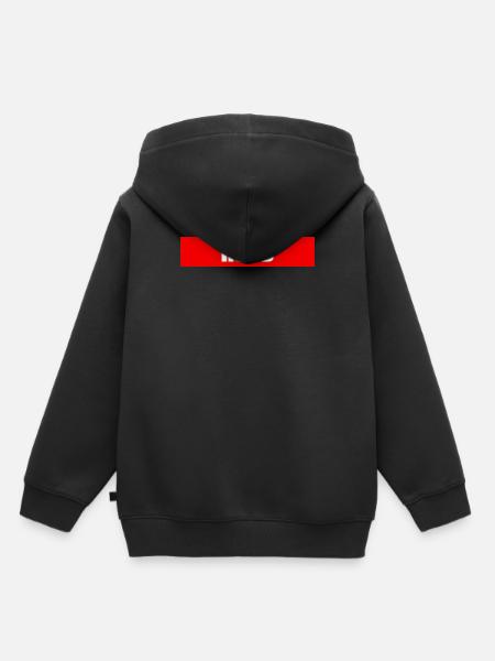 Hood - Kinder Premium Organic Hoodie - Schwarz