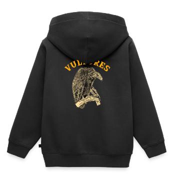 Vautours - Sweat Premium à capuche enfant bio - noir - Dos - AI Model Kid Male (0cm)