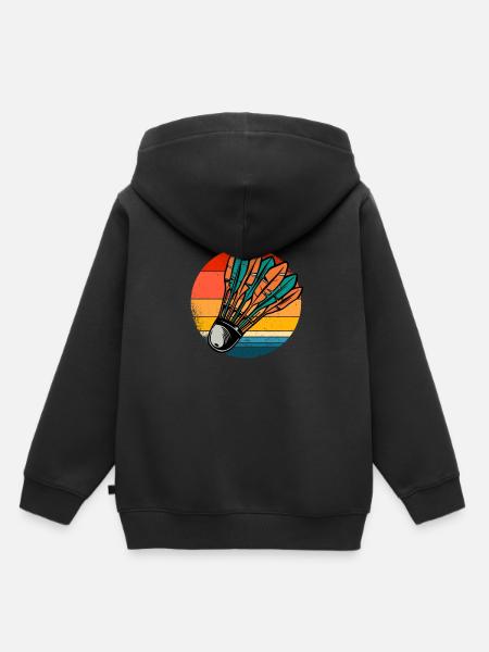 Federball - Kinder Premium Organic Hoodie - Schwarz