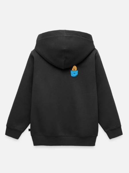 Kartoffel - Kinder Premium Organic Hoodie - Schwarz