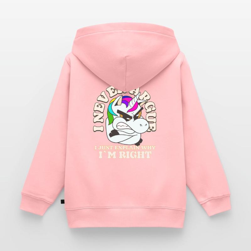 Je ne discute pas, j’explique simplement pourquoi Sweat Premium à capuche enfant bio