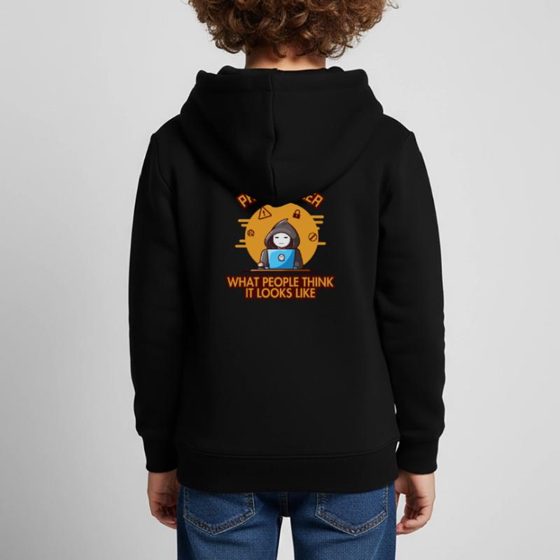 Programmer Looks Like Softwareentwickler Coder Kinder Premium Organic Hoodie