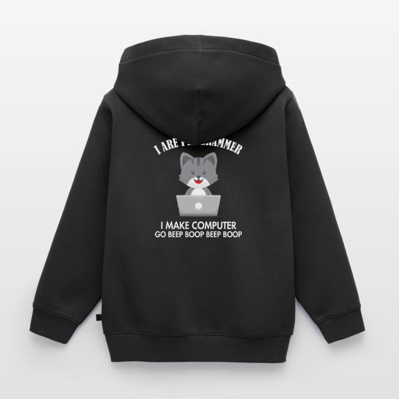 I Are Programmer Cat Softwareentwickler Coder Kinder Premium Organic Hoodie
