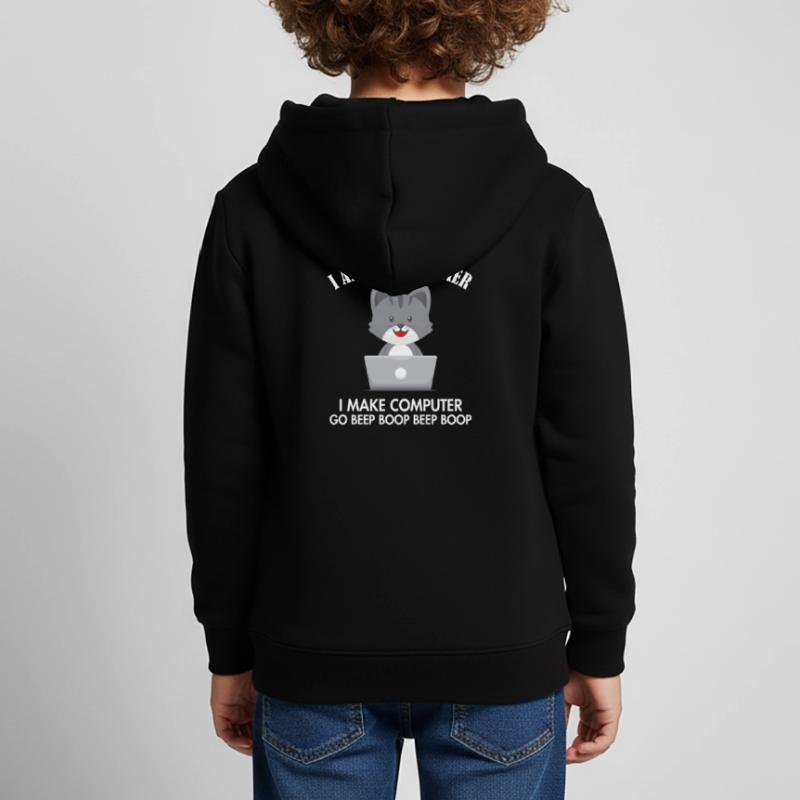 I Are Programmer Cat Softwareentwickler Coder Kinder Premium Organic Hoodie
