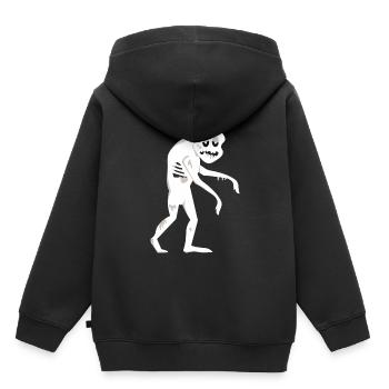 Lustiger Zombie, cooles Design für den Zombies Fan - Kinder Premium Organic Hoodie - Schwarz - Hinten - AI Model Kid Male (0cm)