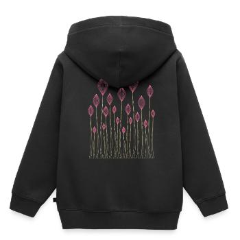 Pflanzen Dekorativ - Kinder Premium Organic Hoodie - Schwarz - Hinten - AI Model Kid Male (0cm)