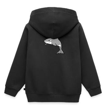 Orca Whale Gift I Killer Whale Killer Whale - Sweat Premium à capuche enfant bio - noir - Dos - AI Model Kid Male (0cm)