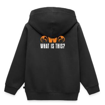 Furry Fandom Furries Fursona - Kids Premium Organic Hoodie - black - Back - AI Model Kid Male (0cm)