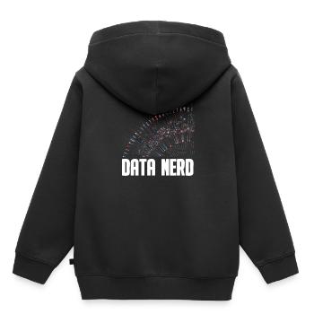 Data Science Analyst Data Scientist - Kinder Premium Organic Hoodie - Schwarz - Hinten - AI Model Kid Male (0cm)