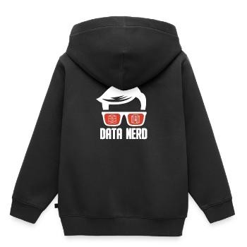 Data Science Analyst Data Scientist - Kinder Premium Organic Hoodie - Schwarz - Hinten - AI Model Kid Male (0cm)