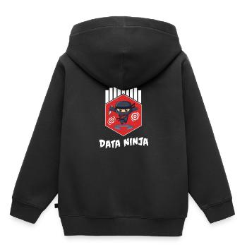 Data Science Analyst Data Scientist - Kinder Premium Organic Hoodie - Schwarz - Hinten - AI Model Kid Male (0cm)