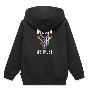 Data Science Analyst Data Scientist - Kinder Premium Organic Hoodie - Schwarz - Hinten - AI Model Kid Male (0cm)