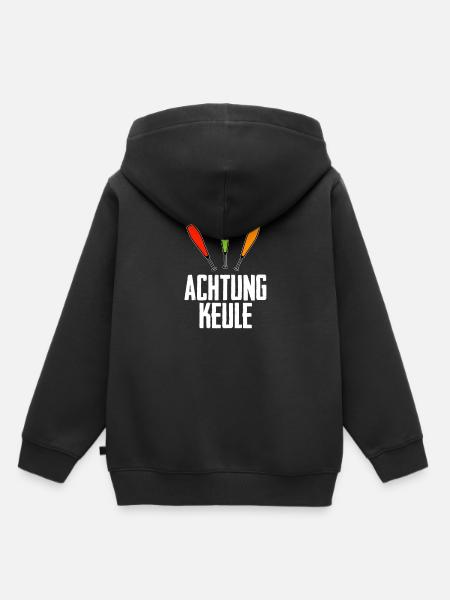 Jonglieren Jongleur - Kinder Premium Organic Hoodie - Schwarz