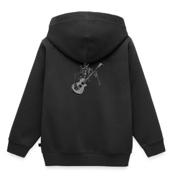 Guitare électrique guitare - Sweat Premium à capuche enfant bio - noir - Dos - AI Model Kid Male (0cm)