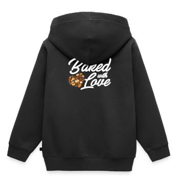 Baker Baking Pastry Chef - Kids Premium Organic Hoodie - black - Back - AI Model Kid Male (0cm)
