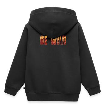 Camping Camping Campsite Camping - Kids Premium Organic Hoodie - black - Back - AI Model Kid Male (0cm)