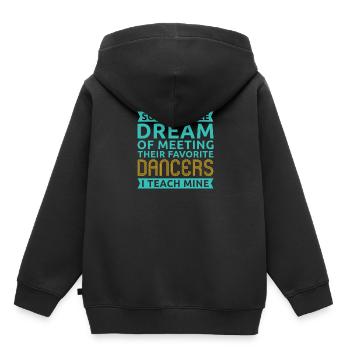 Danse Danse Danse - Sweat Premium à capuche enfant bio - noir - Dos - AI Model Kid Male (0cm)