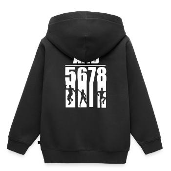 Danse Danse Danse - Sweat Premium à capuche enfant bio - noir - Dos - AI Model Kid Male (0cm)