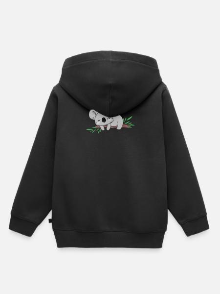 Koala Koalabär - Kinder Premium Organic Hoodie - Schwarz