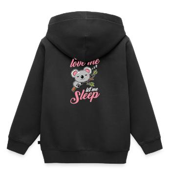 Koala Koala Bear - Kids Premium Organic Hoodie - black - Back - AI Model Kid Male (0cm)