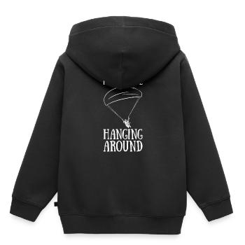 Paragliding Paragliding Paragliding Paragliding - Kids Premium Organic Hoodie - black - Back - AI Model Kid Male (0cm)