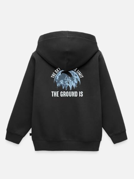 Paragleiter Gleitschirmfliegen Paragleiten - Kinder Premium Organic Hoodie - Schwarz