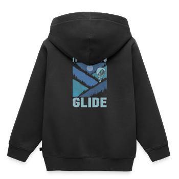 Paragliding Paragliding Paragliding Paragliding - Kids Premium Organic Hoodie - black - Back - AI Model Kid Male (0cm)