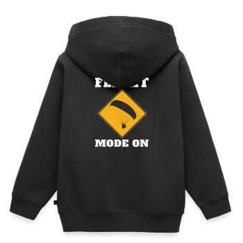 Paragliding Paragliding Paragliding Paragliding - Kids Premium Organic Hoodie - black - Back - AI Model Kid Male (0cm)