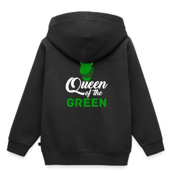 Golf Golfer Golfer Golfer Golf Course - Kids Premium Organic Hoodie - black - Back - AI Model Kid Male (0cm)
