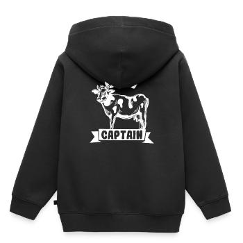 Agriculture Agriculture - Sweat Premium à capuche enfant bio - noir - Dos - AI Model Kid Male (0cm)