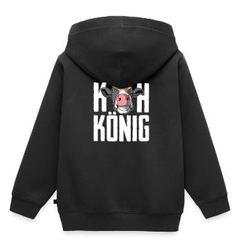 Agriculture Agriculture - Sweat Premium à capuche enfant bio - noir - Dos - AI Model Kid Male (0cm)