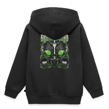 Stinktier - Kinder Premium Organic Hoodie - Schwarz - Hinten - AI Model Kid Male (0cm)