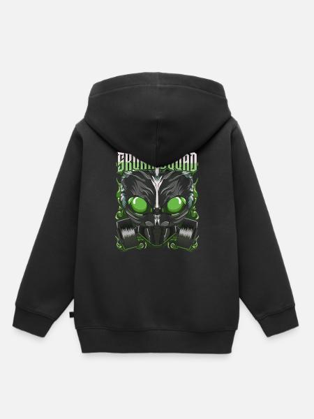 Stinktier - Kinder Premium Organic Hoodie - Schwarz
