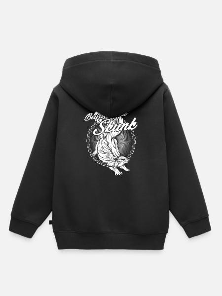 Stinktier - Kinder Premium Organic Hoodie - Schwarz