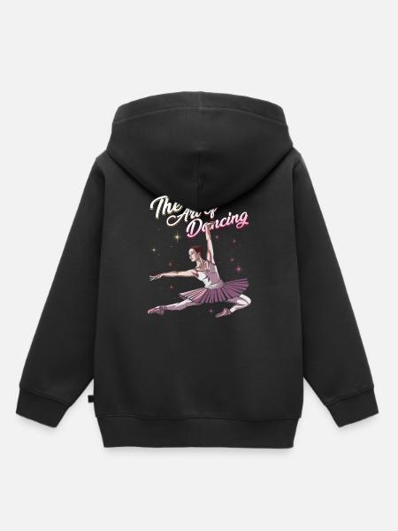 Ballet - Kinder Premium Organic Hoodie - Schwarz